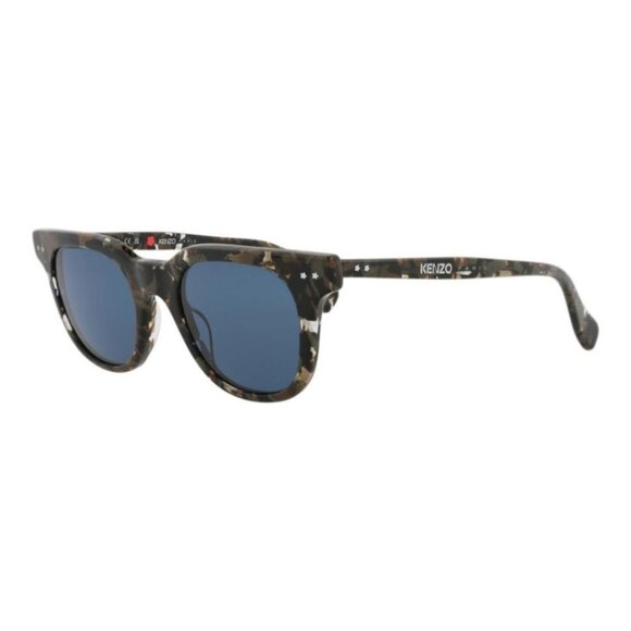 Kenzo Unisex Round/Oval Havana Havana Blue Fashion Designer Eyewear - Picture 1 of 4
